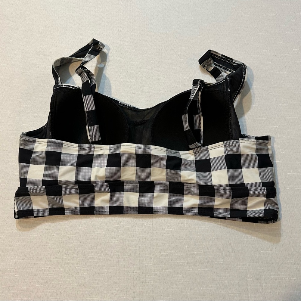 Torrid Gingham Bikini Top Size 2 - Picture 6 of 10
